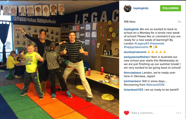 Using Instagram in the classroom.