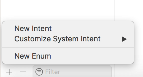 Integrating Siri Shortcuts - New Intent