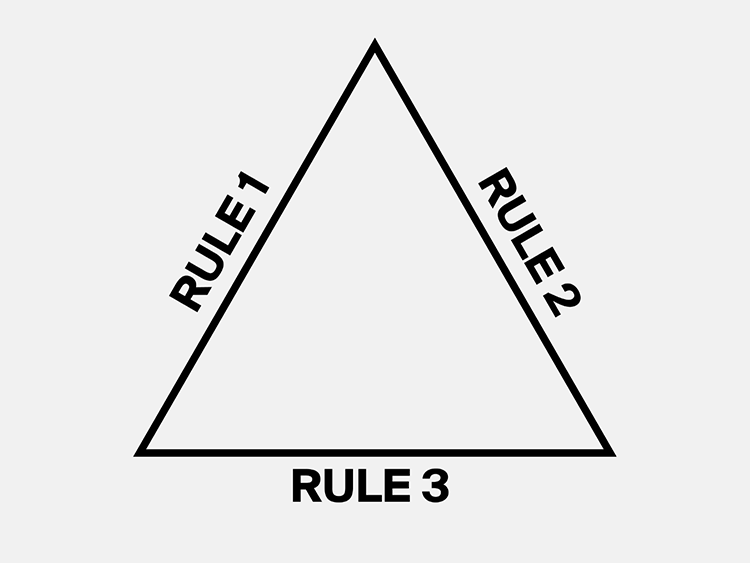 Magic Triangle for T-Shirt design