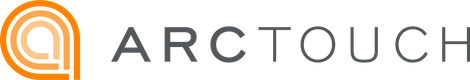 Orange logo for ArcTouch app design and development company