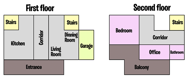 a blueprint of a building in a custom built Fortnite experience
