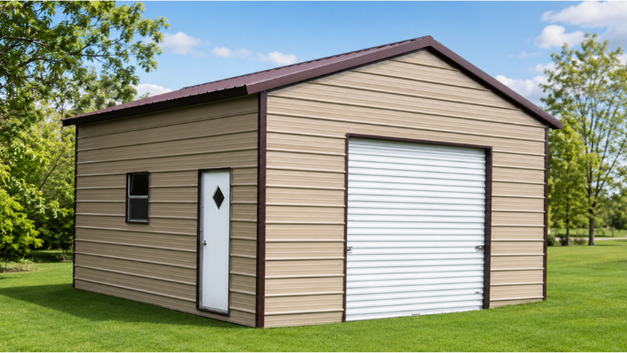 A Frame Vertical Roof Garages