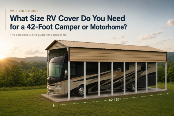 RV Cover for 42 Foot Camper