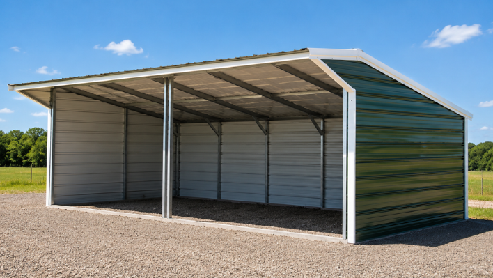 Metal Loafing Sheds
