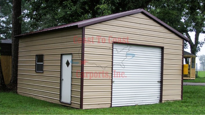 Order 30x40x12 Metal Garage With Lean-To Online With Free Delivery And  Installation