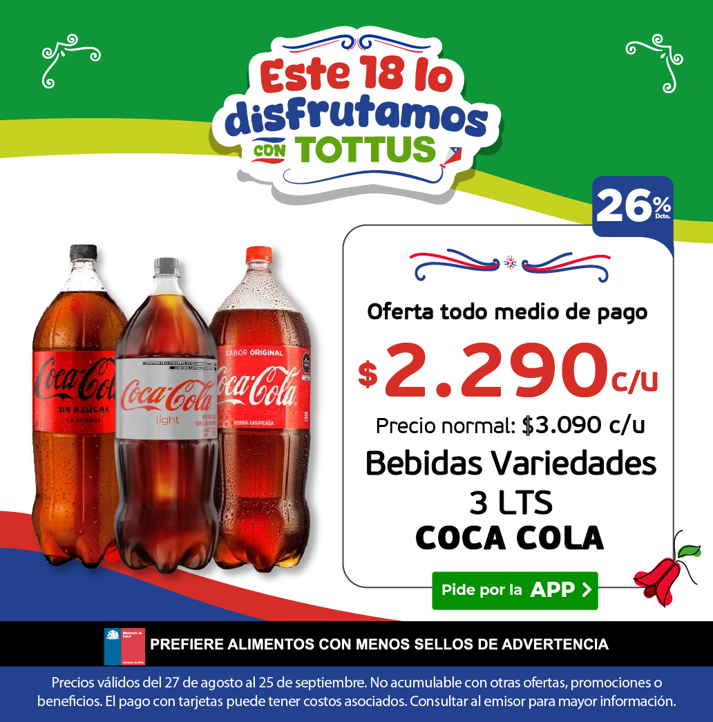 BEBIDAS COCA COLA