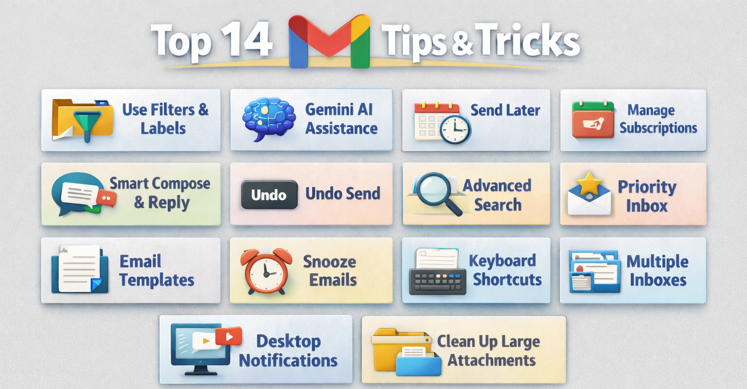 14 Gmail Tips to Supercharge Your 2026 Workflow – Mail Genie