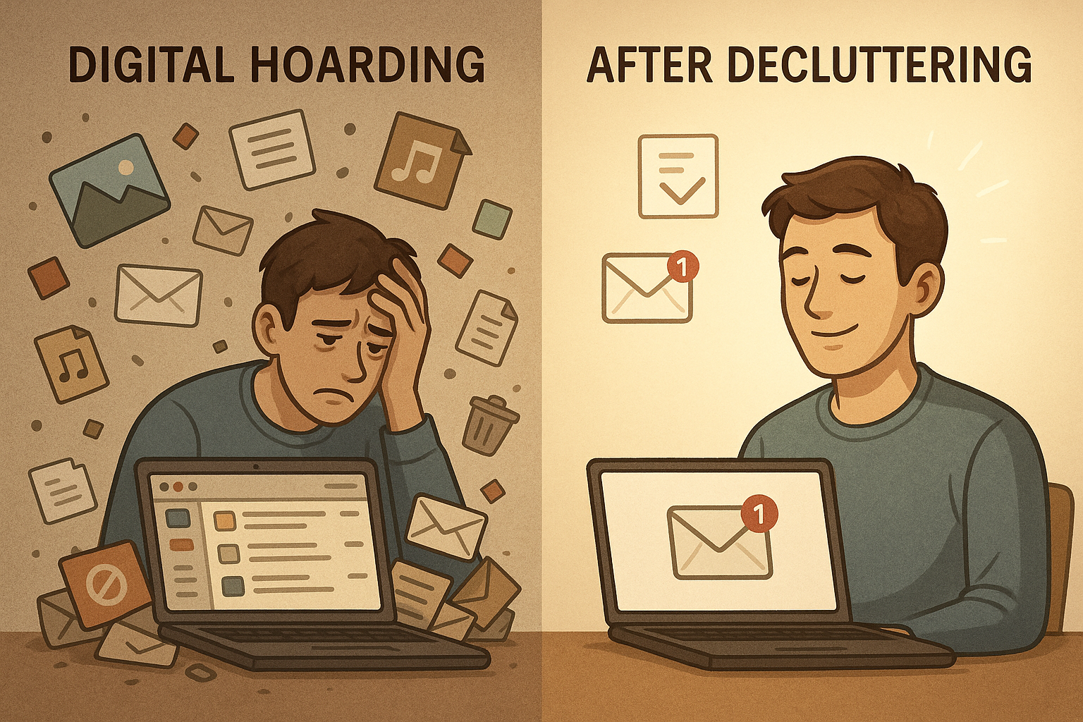 What is Digital Hoarding & Why is it Harmful – Tips to Stop It