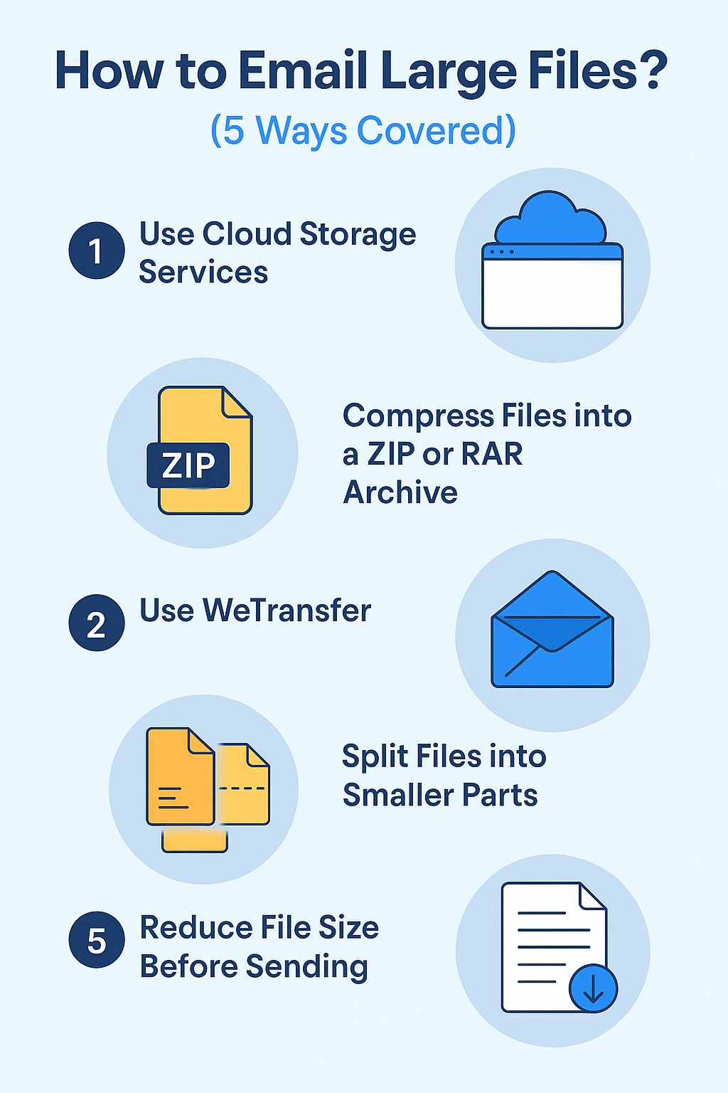 How to Email Large Files? (5 Ways Covered) – Mail Genie