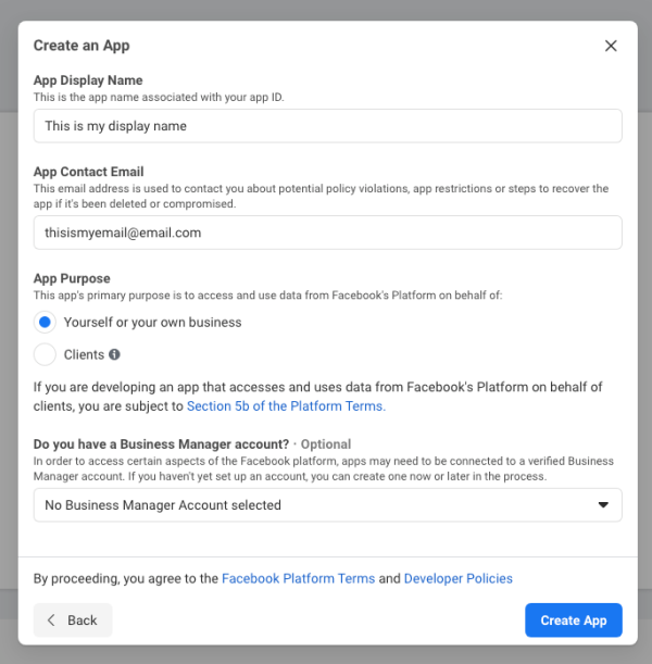 Setting Up A Facebook App For Asset Sharing Tapfiliate