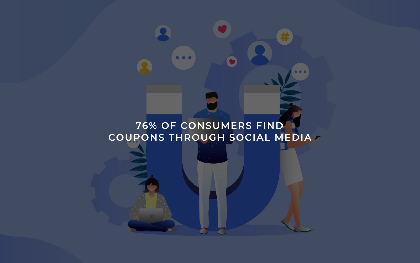 Statistic on social media coupons