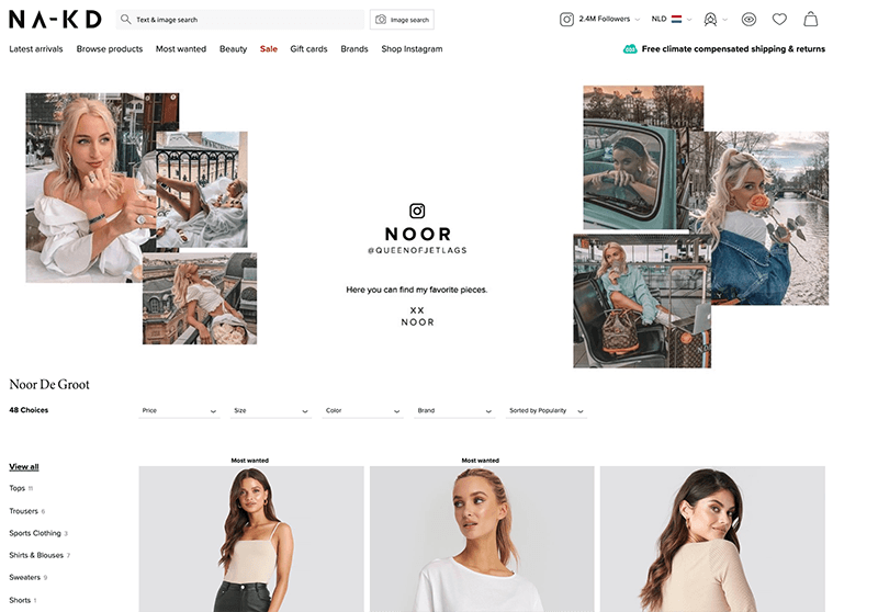 Personalized referral lp