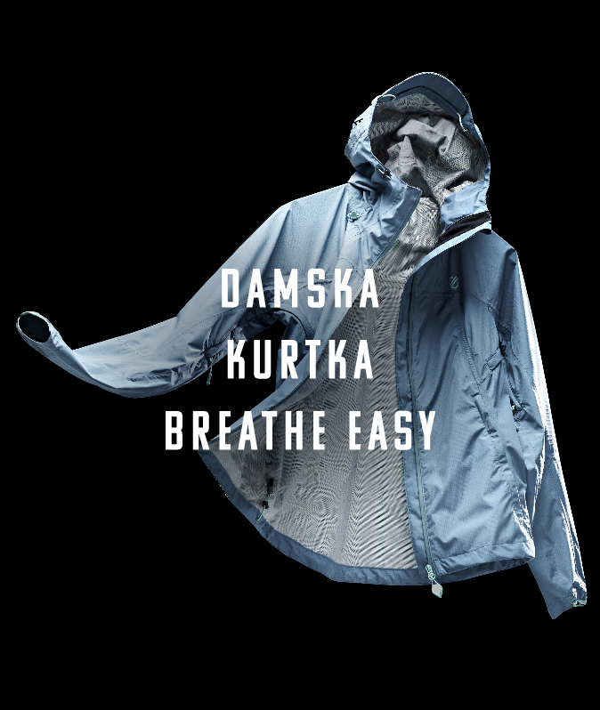 Kurtka damska przeciwdeszczowa Breathe Easy