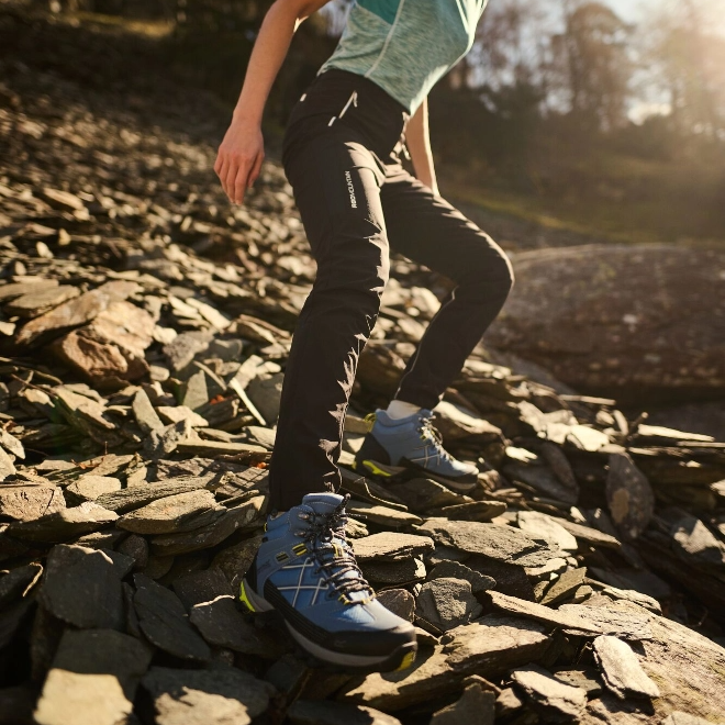 Women's Pentre Stretch Walking Trousers - Navy