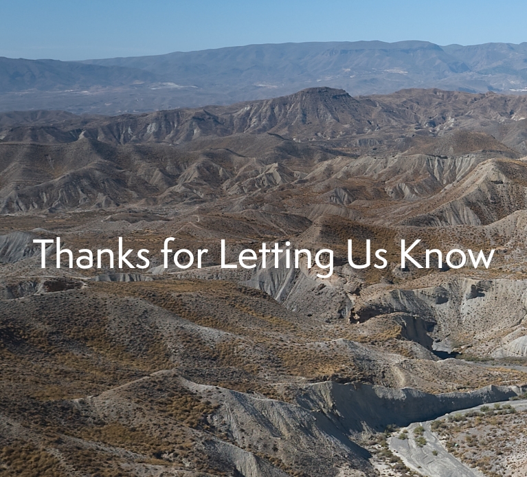 Thanks for letting us know