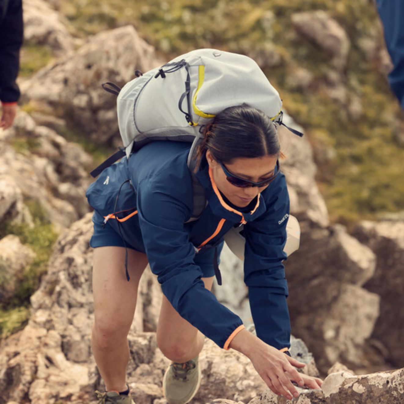 Women hiking