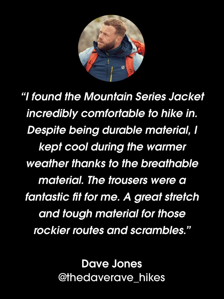 Quote from our brand ambassador Dave Jones