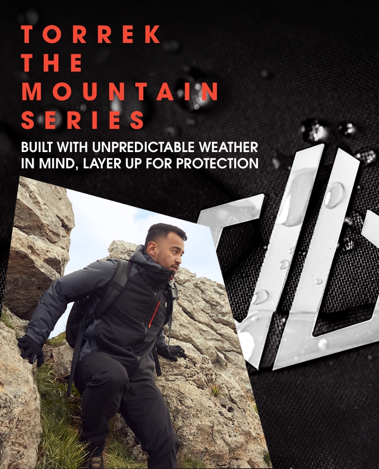 The Mountain Series - Built with unpredictable weather in mind, layer up for protection
