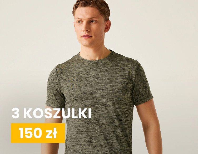 3 koszulki za 150 zł