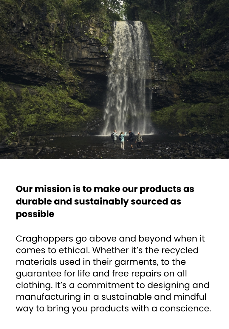 Our mission is to make our products as sustainable as possible.