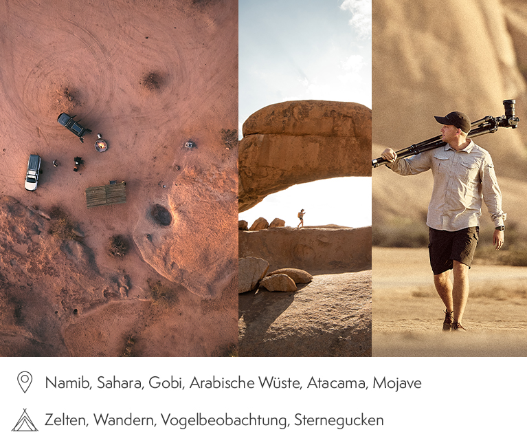 Namib, Sahara, Gobi, Arabische Wüste, Atacama, Mojave