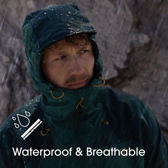 Waterproof and breathable