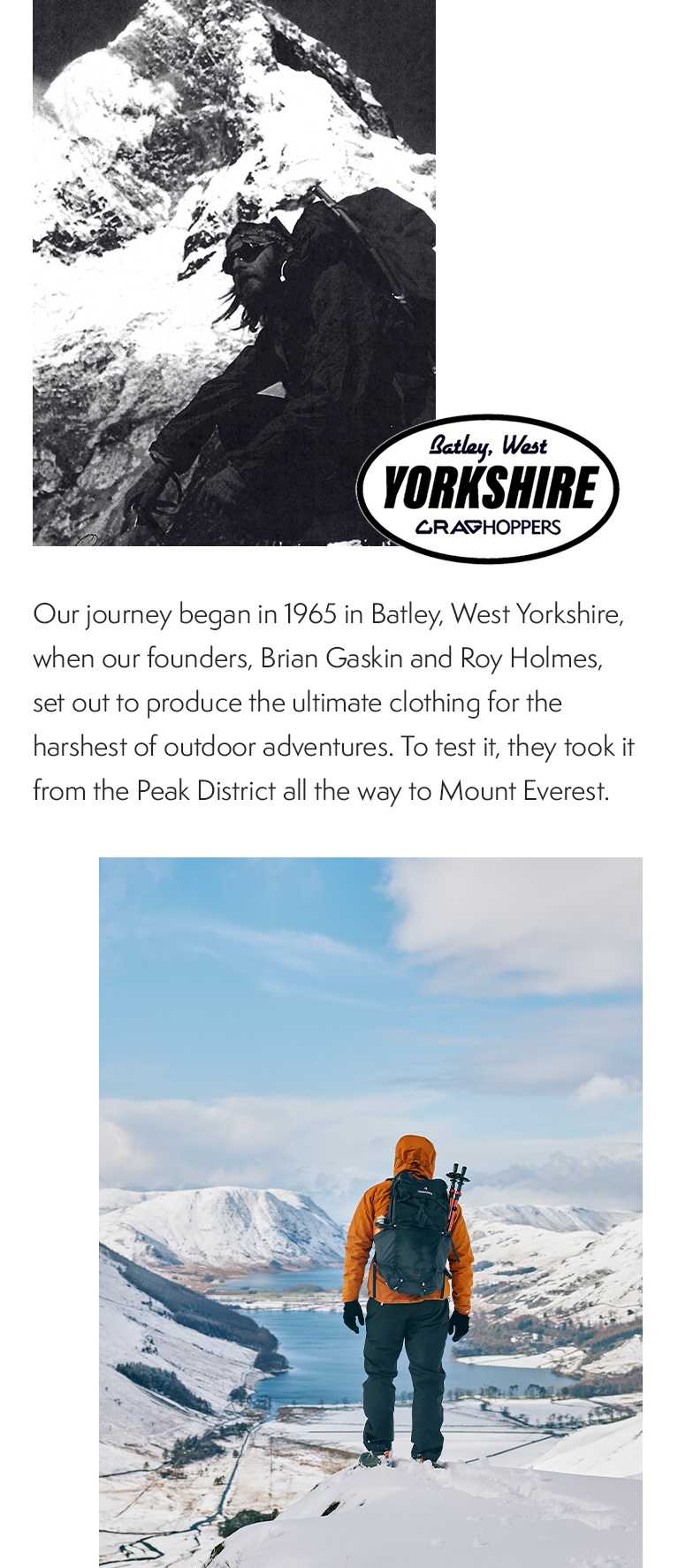 Our journey began in 1965