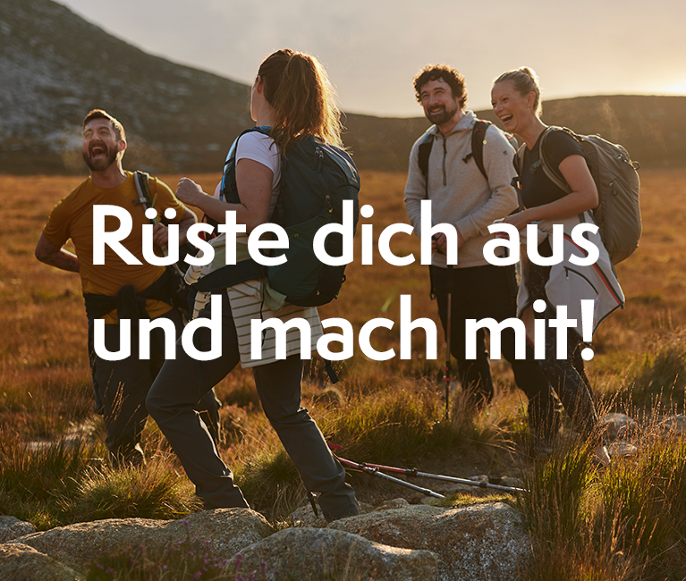 Rüste dich aus und mach mit!