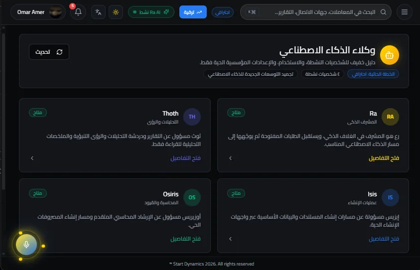 تحوت · التحليلات والرؤى