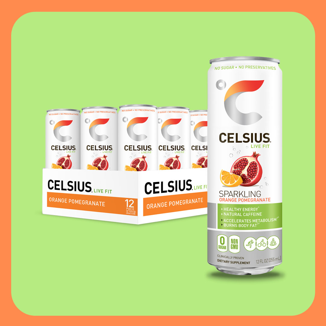 Walmart CELSIUS Sweetened with Stevia Essential Energy Drink