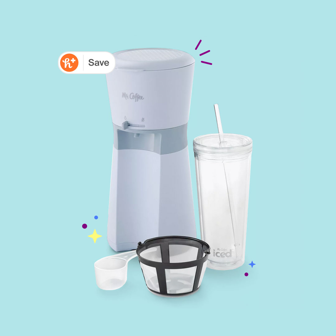 Mr. Coffee Iced Coffee Maker with Reusable Tumbler and Coffee Filter