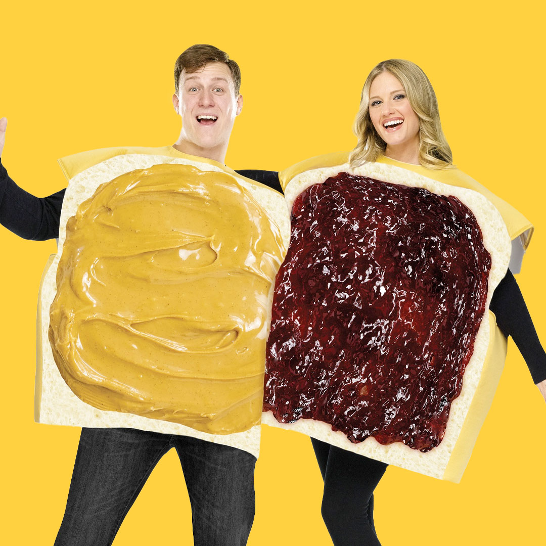 Adult Peanut Butter and Jelly Costume