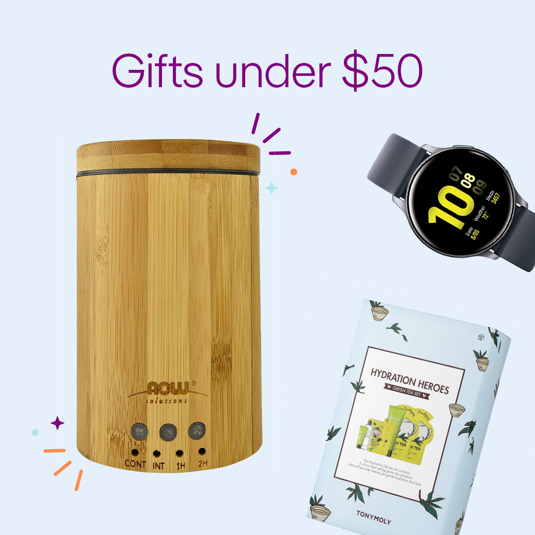 Under $50 NOW Solutions Real Bamboo Ultrasonic Oil Diffuser