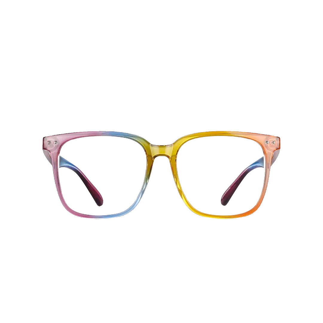 EyeBuyDirect Freedom Square Rainbow Eyeglasses
