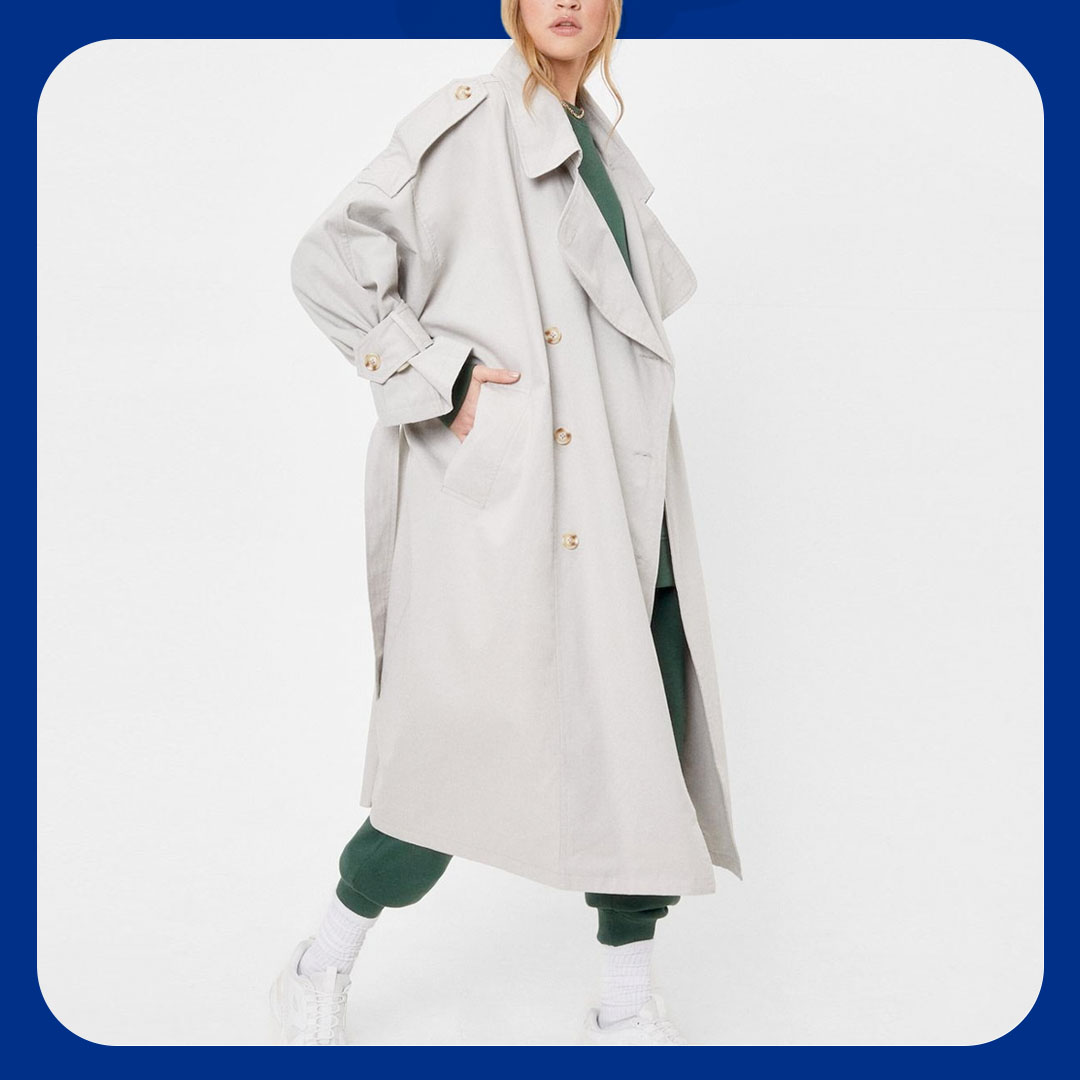 Double Breasted Trench Coat