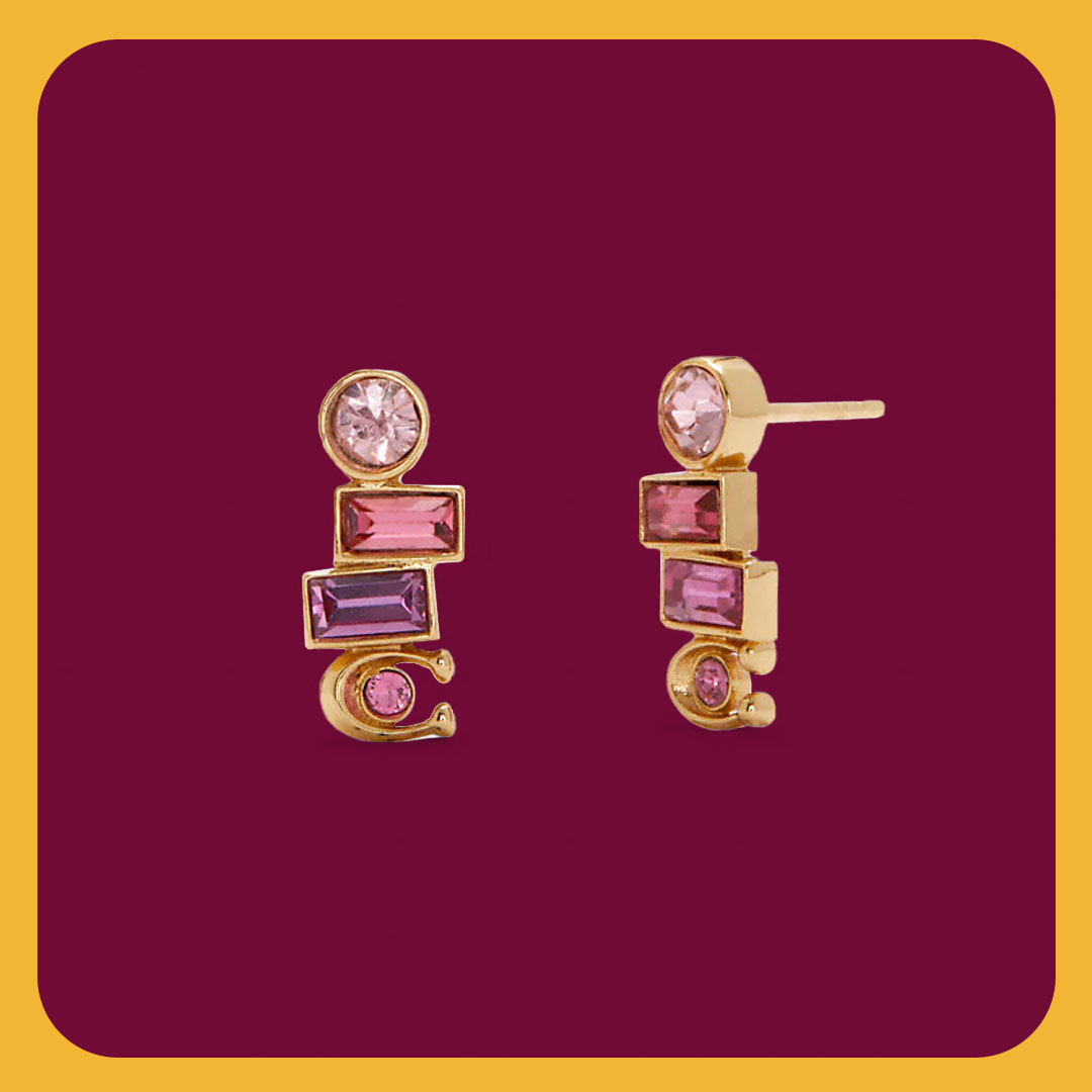   Signature Jewel Stud Earrings