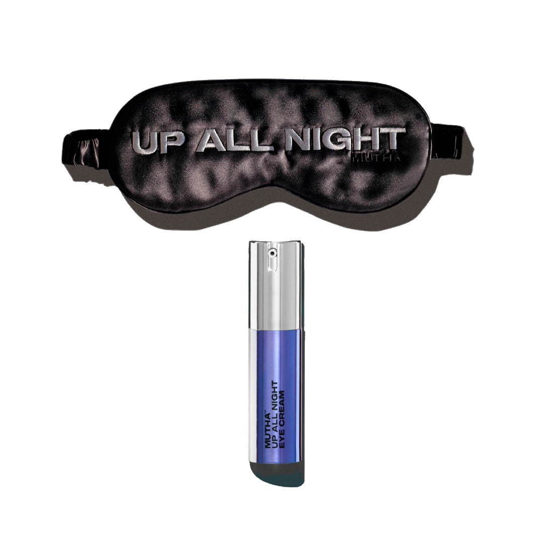 Mutha Up All Night Eye Cream Slip Sleep Mask Set
