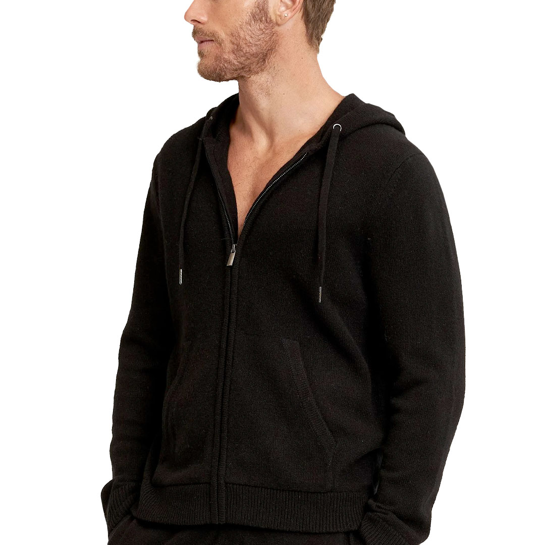 At-HomeNaked Cashmere Hoodie
