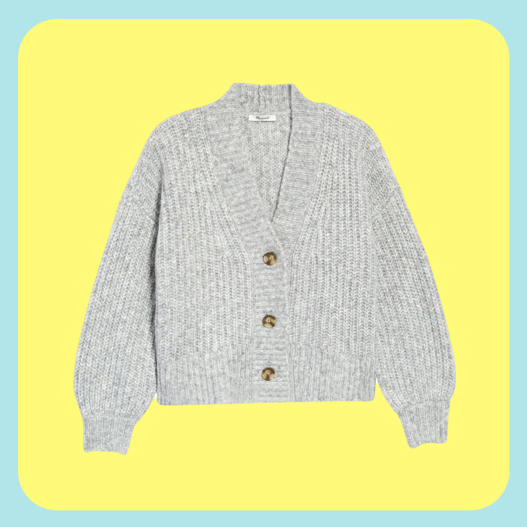 Nordstroms Waller Crop Cardigan Sweater