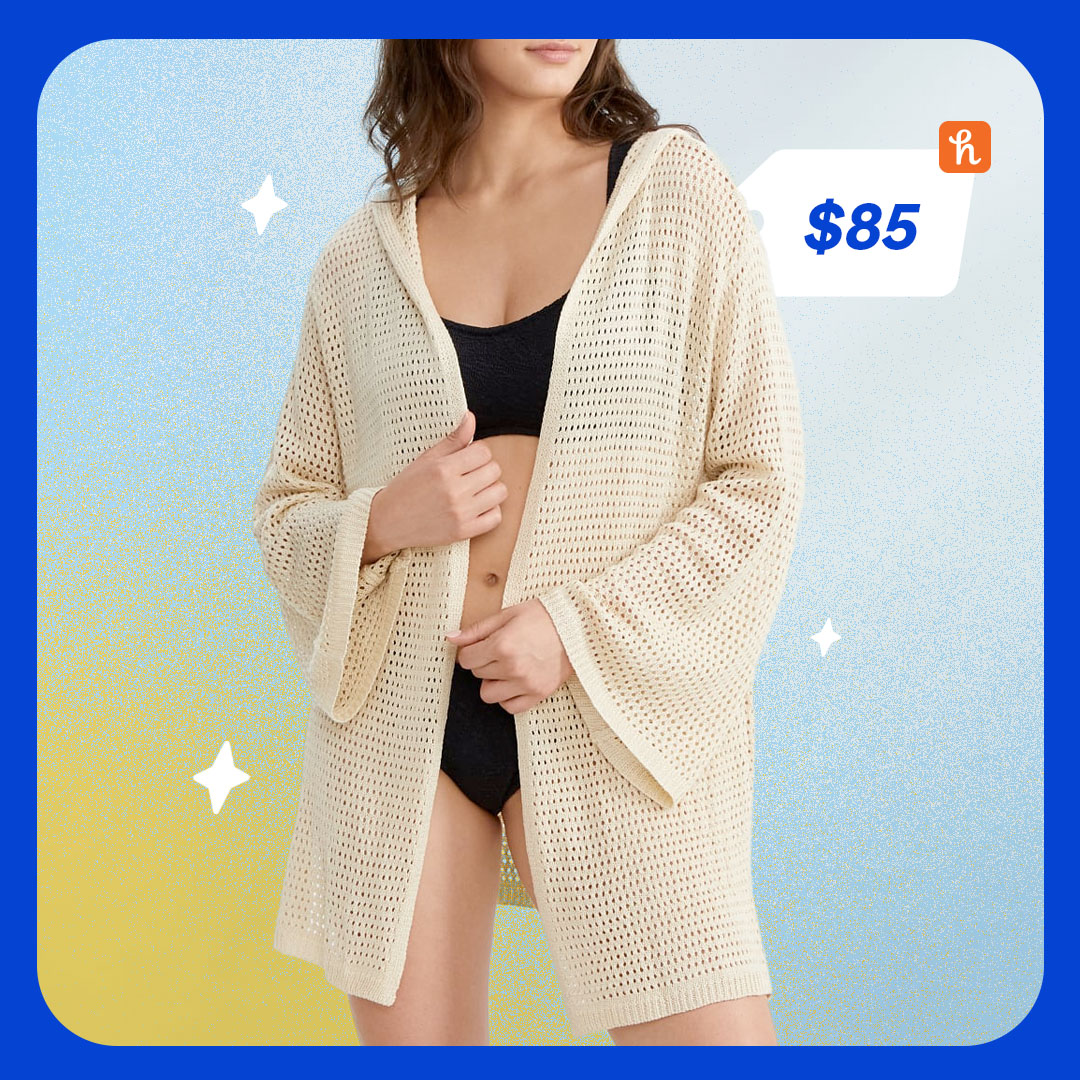 Bare Necessities Crochet Cardigan Cover-Up