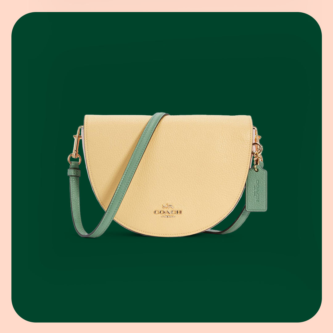 Coach Outlet mini cally crossbody in colorblock
