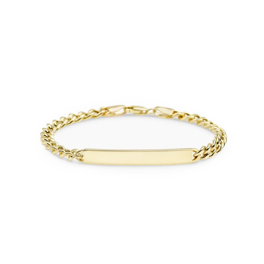 Sarah Elise Jewelry 14K Gold ID Bracelet