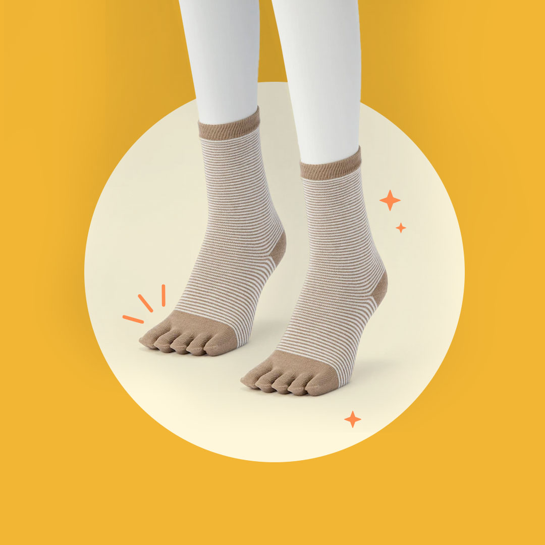 Uniqlo Socks Women Toe Socks