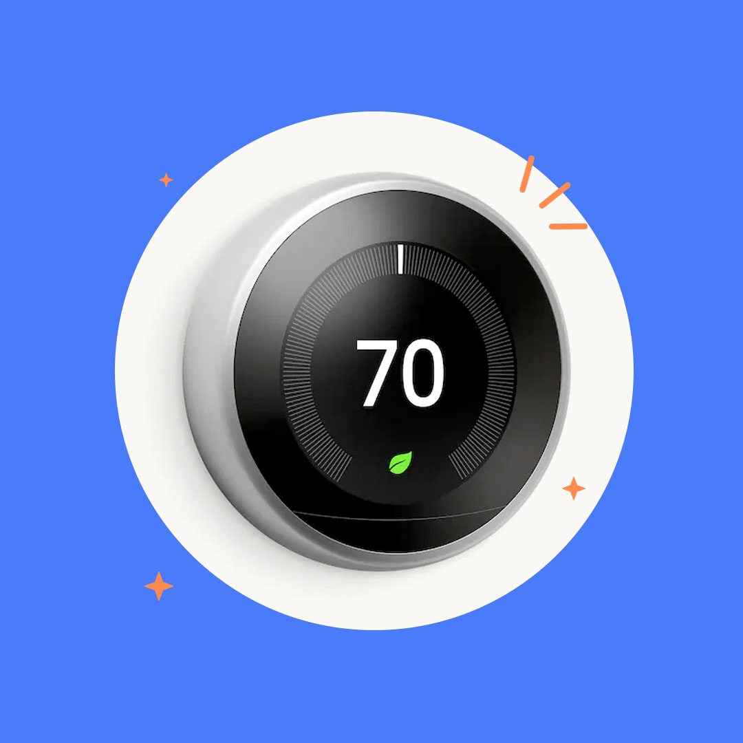 Nest Learning Smart Thermostat with WiFi Compatibility