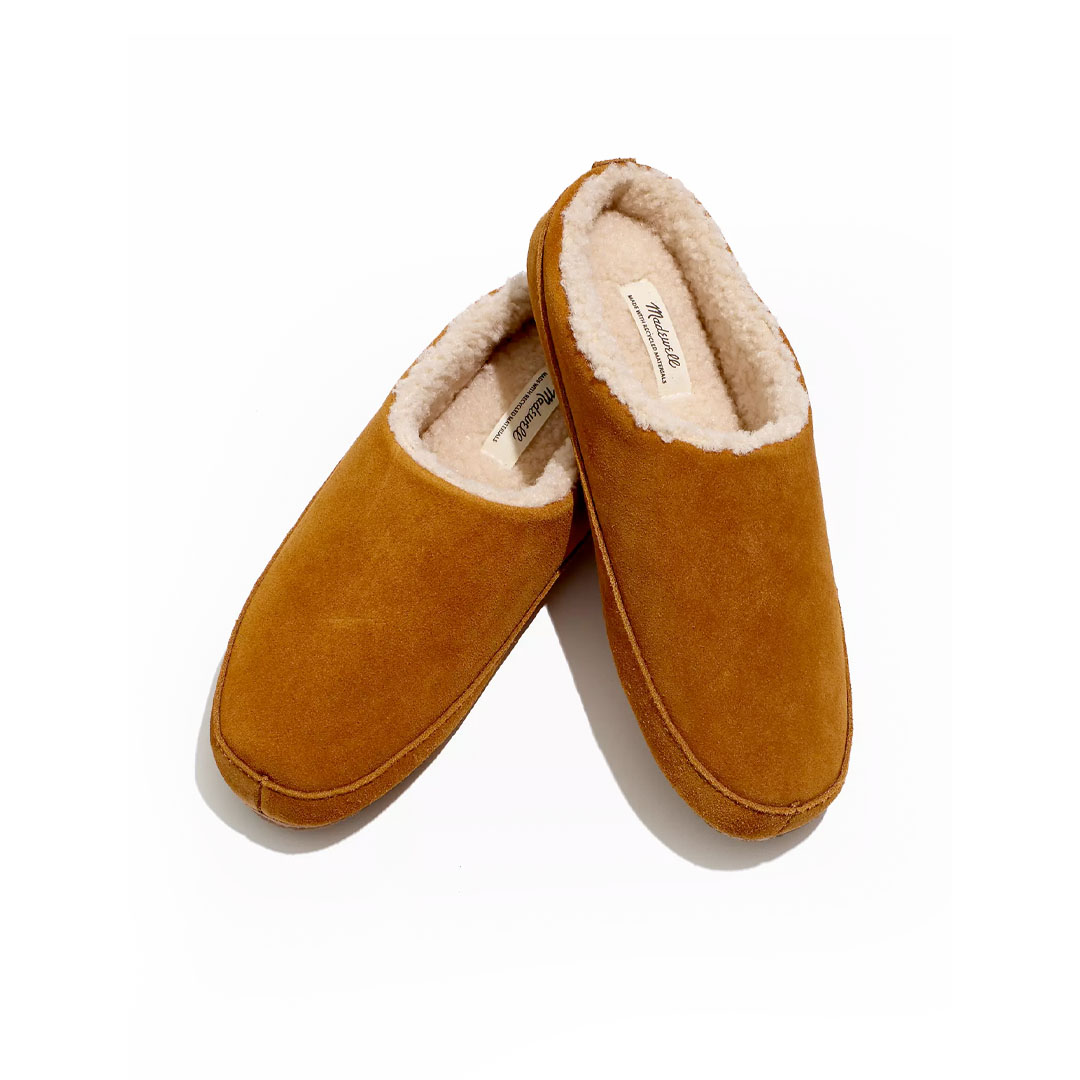 Madewell Suede Scuff Slippers