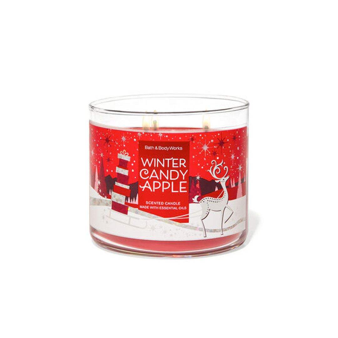 Bath & Body Works Winter Candy Apple 3-Wick Candle