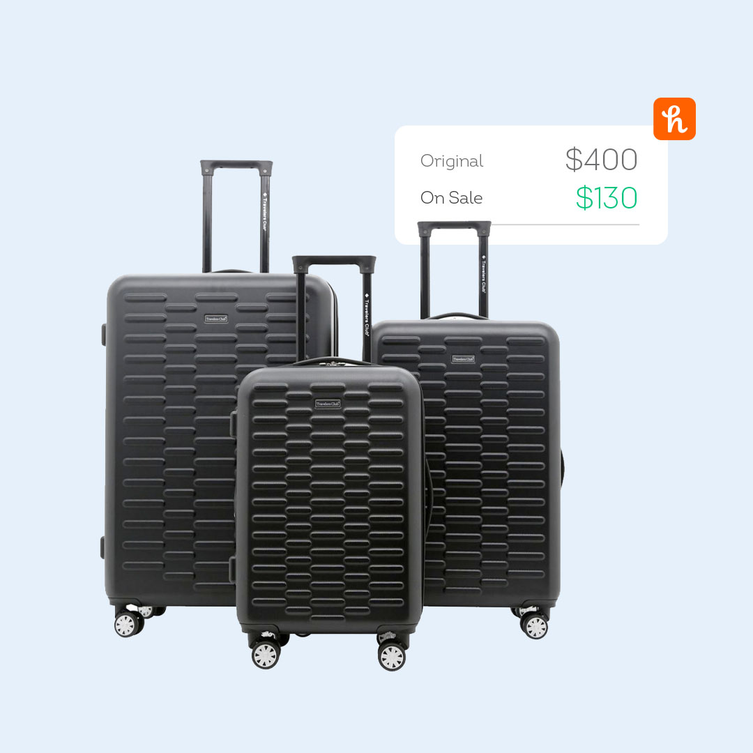 3-Pc. Shannon Spinner Expandable Luggage Set