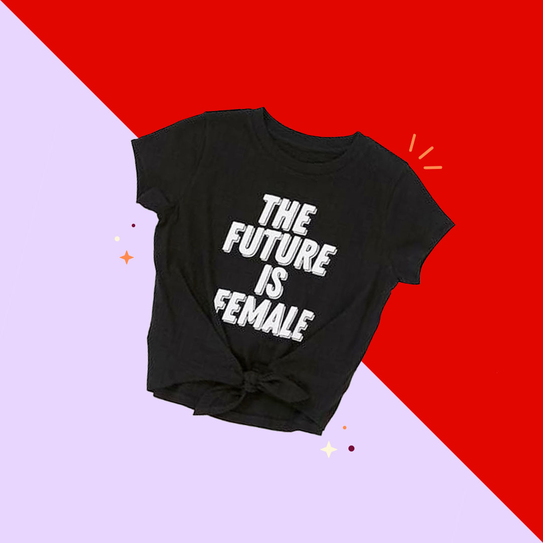 Forever21 Girls The Future Is Female Graphic Tee