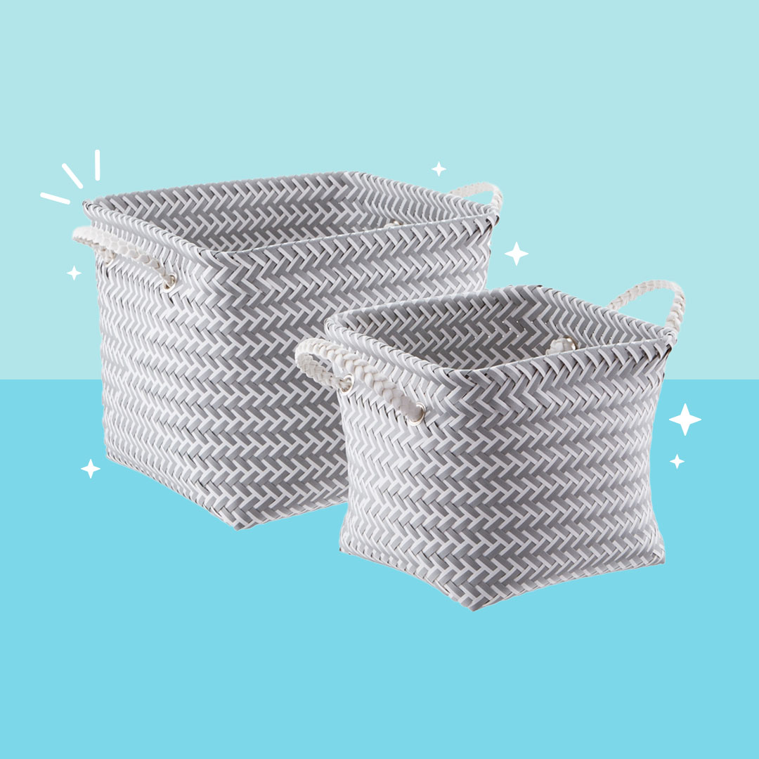 The Container Store Arrow Woven Storage Bin