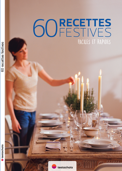 Couverture du guide pratique '60 recettes festives'